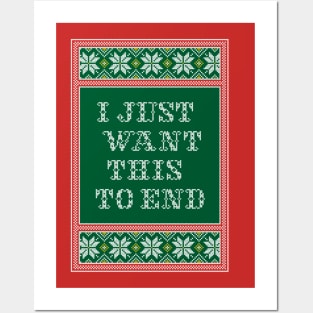 Ugly Christmas Sweater Posters and Art